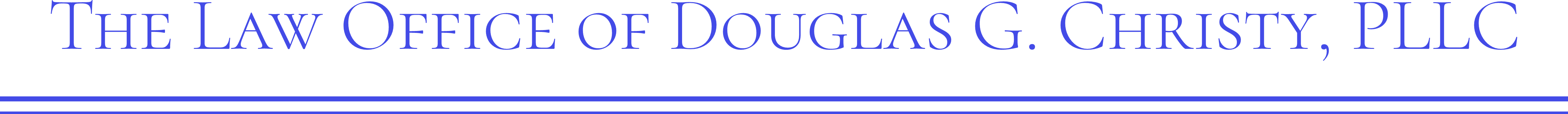 The Law Office of Douglas G. Christy, PLLC Logo